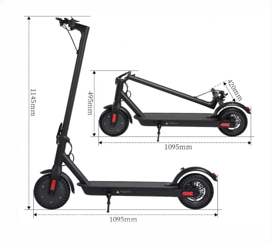 

36V 350W Electtic Scooters Powerfull Speedy Self-Balancing Standing 8.5inch Smart 2 Wheel Waterproof Electric Scooter, Black, red, white, grey