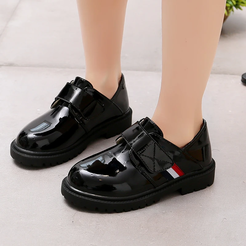 

New Kids Boys Leather Shoes British Style School Performance Kids Wedding Party Shoes Children Dress Shoes