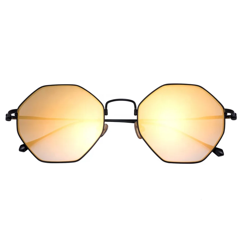 

2019 OEM Classic Vintage Round Design Unique Polarized Metal Sunglasses