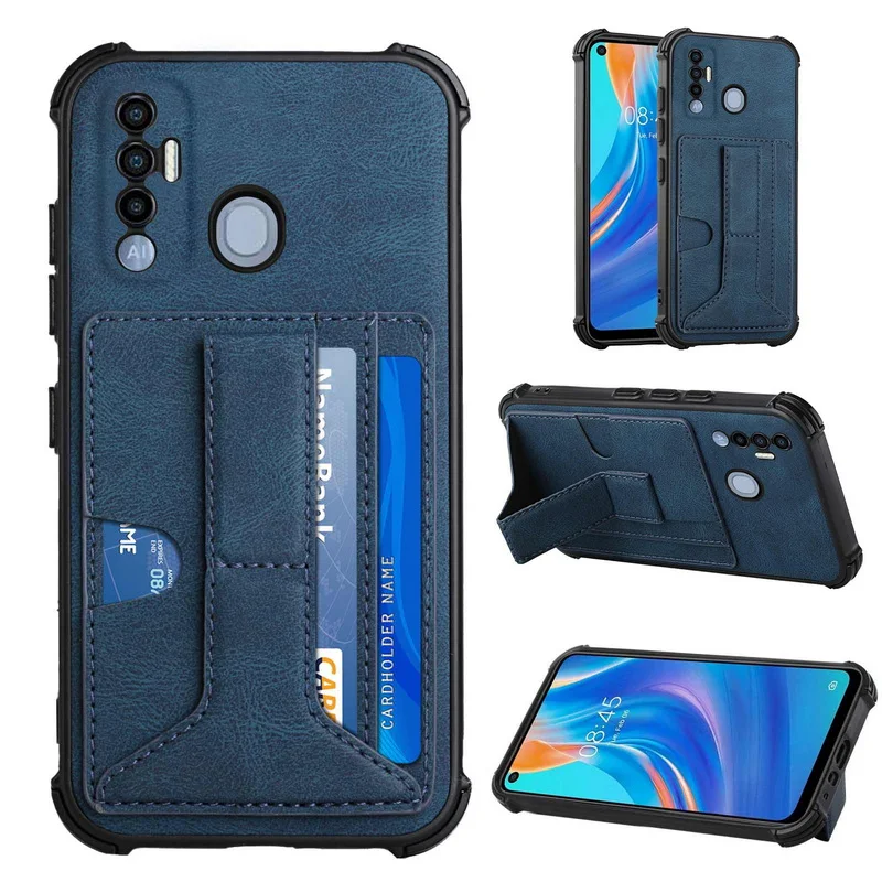 

Wrist Strap Card slot Case For Infinix Spark 7 Pro