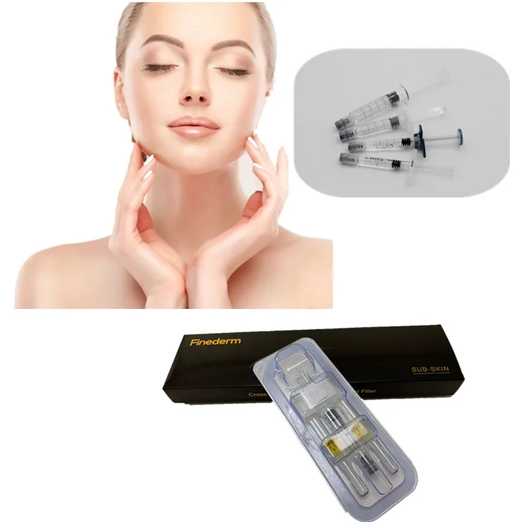 

HA facial lips filler dermal filler hyaluronic acid injection 2ml 1ml, Transparent