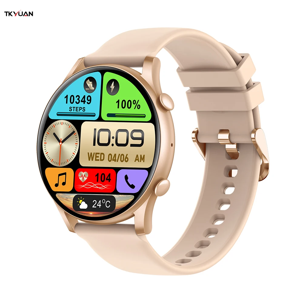 

2023 Amoled Smartwatch For Men Sports Watch Bt Calling 1.43 Inch Screen Ip68 Waterproof Montre Connecte Smart Watches