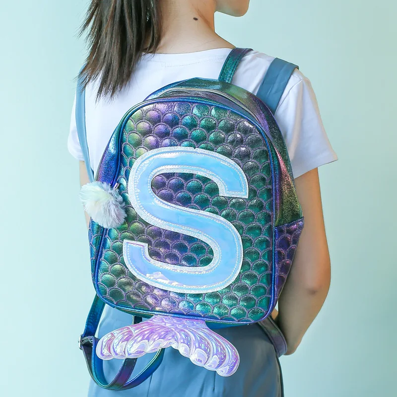 Designer Beautiful High Quality Kids Mermaid Backpack Children School Bags