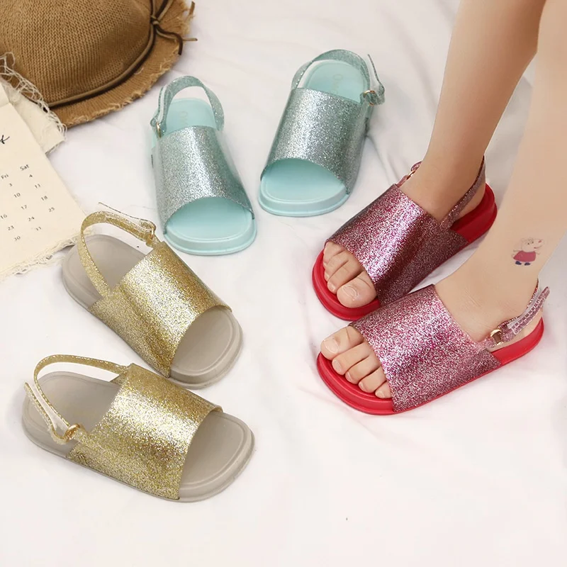 

Girls Shoes 2020 Summer Sandals Children's Shoes PVC Jelly Beach Shoes Girls Jelly Shoes, As picture