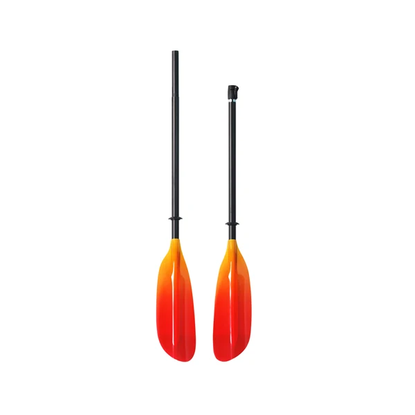 Carbon Fiber Shaft Kayak Paddle Orange Blade 