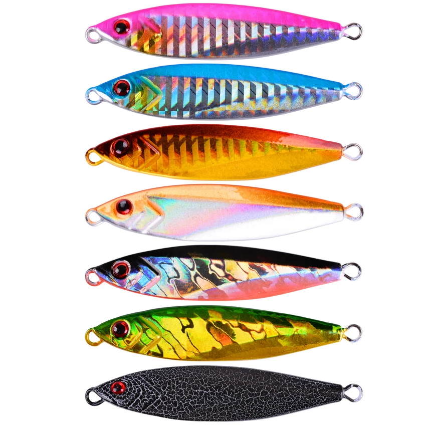 

5cm/14g Jigging bait fishing lure lead fish spinnerbait spoon metal minnow blade whopper plopper pesca ice