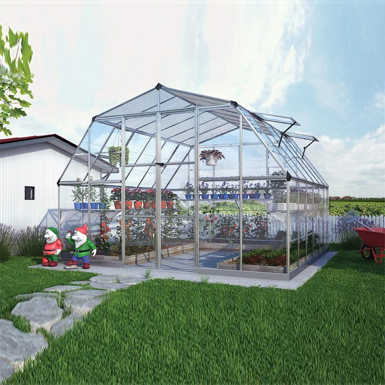 

Skyplant Manufacturer Sale Commercial Aluminium Alloy Modern Outdoor Modular Greenhouse