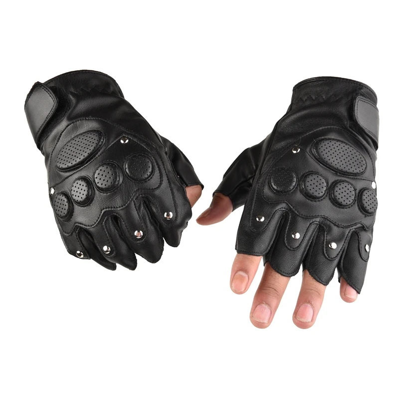 

Wholesale hot selling motorcycle gloves motorbike half finger bike bicycle cycling gloves, Black