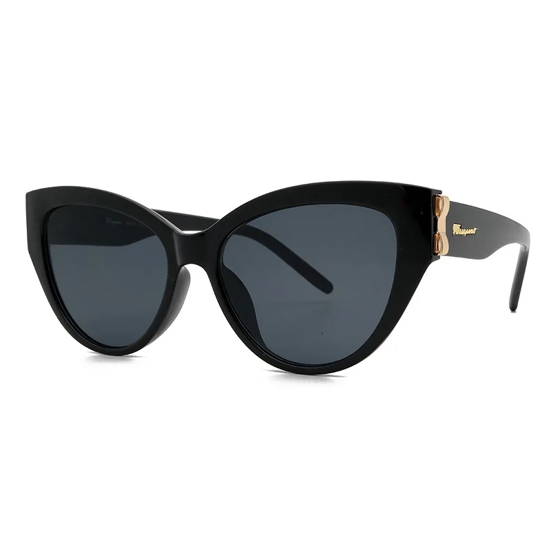 

Hot Sell 2021 new small frame cat eye glasses fashion design shade sunglasses women