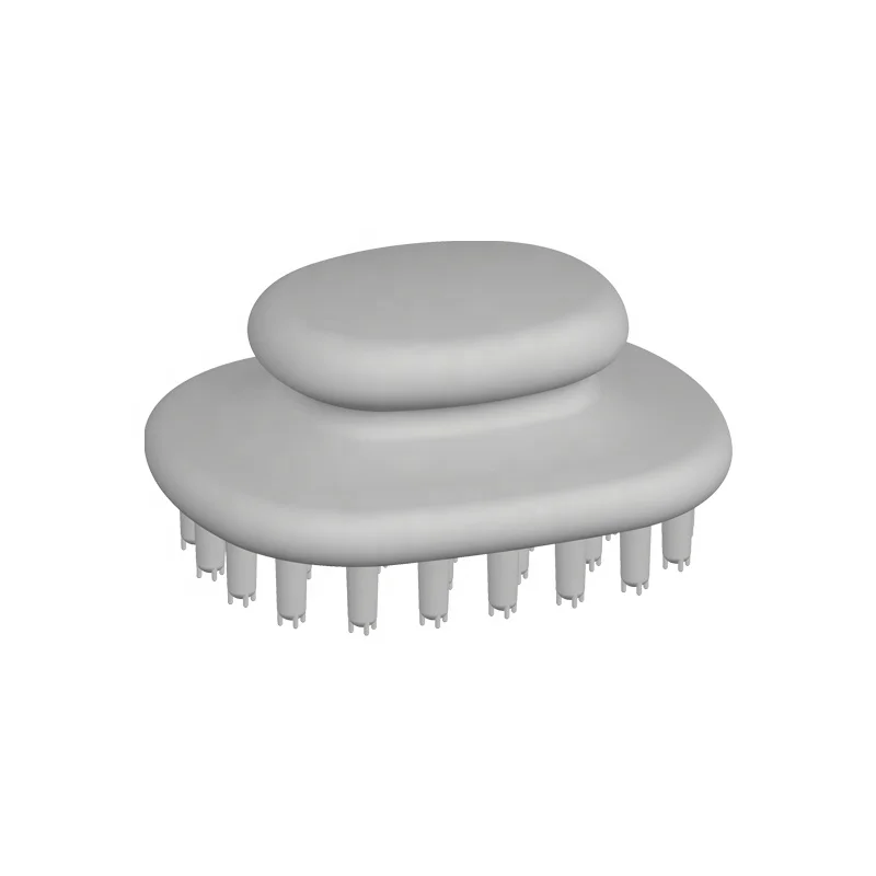 

Hair Scalp Massager Shampoo Brush,Soft Silicone Rubber Bristles Scalp Care Brush, Customized