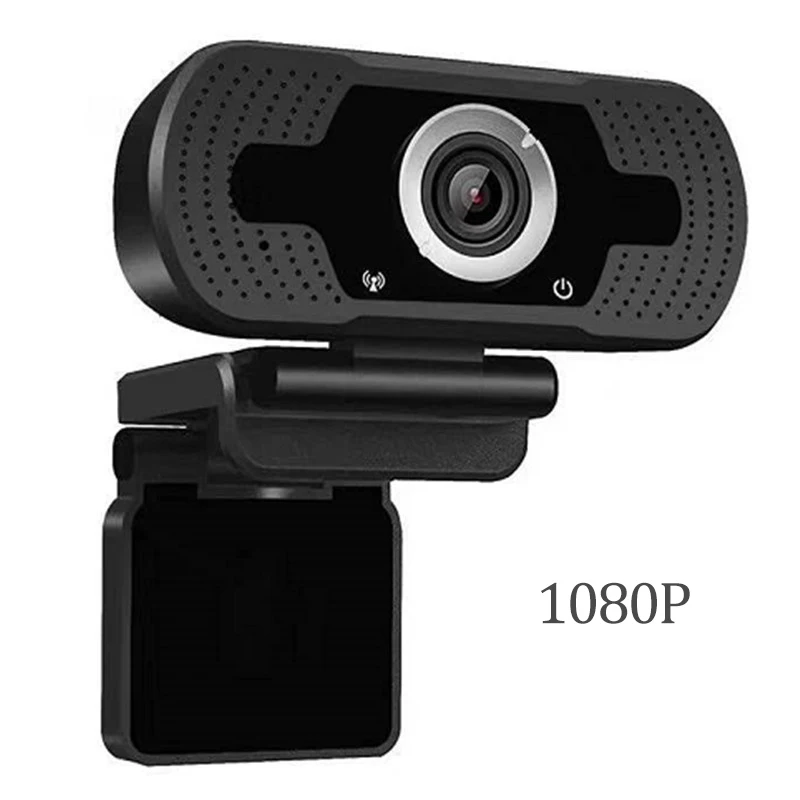 

Hot Sell Full HD 1080P Web Camera Video Chat Recording Camera USB Webcam With Microphone For PC Computer, Black