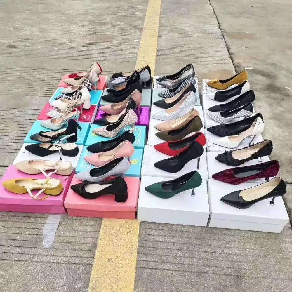 

2022 cheap High heels for fashionable ladies manufacture in china latest women feet in high heels, Multiple colour