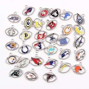 new custom 32 designs American football NFL pendant charms
