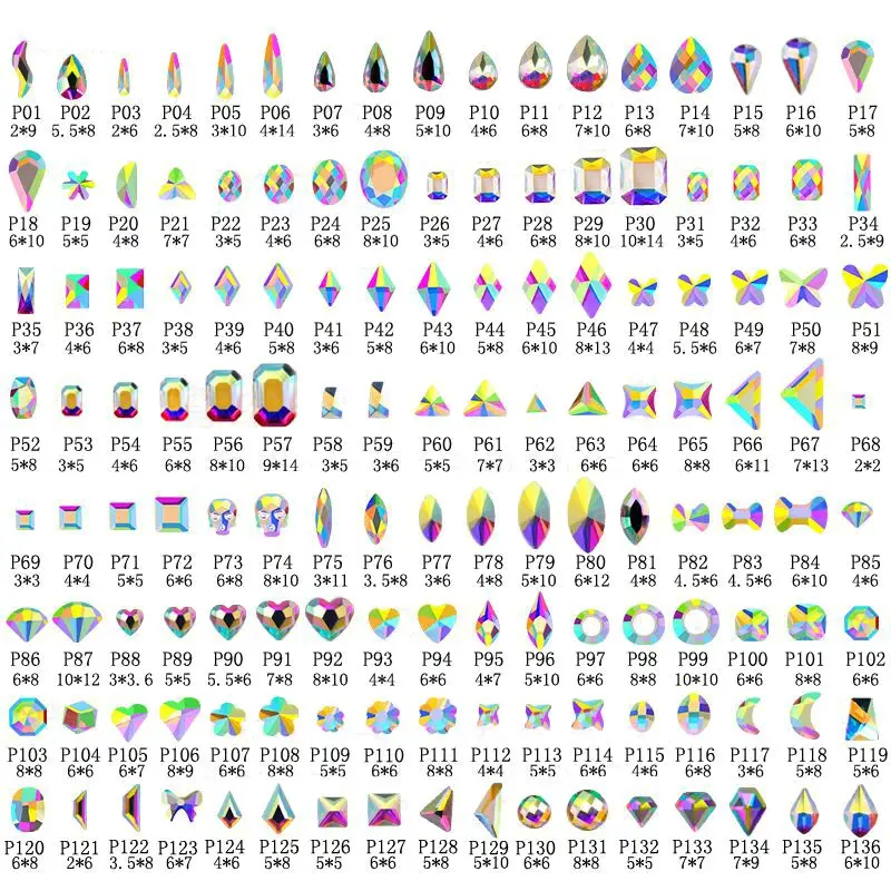 

Wholesale 1440pcs Ab Colors Crystal Micro Diamonds Nail Art Rhinestones Factory