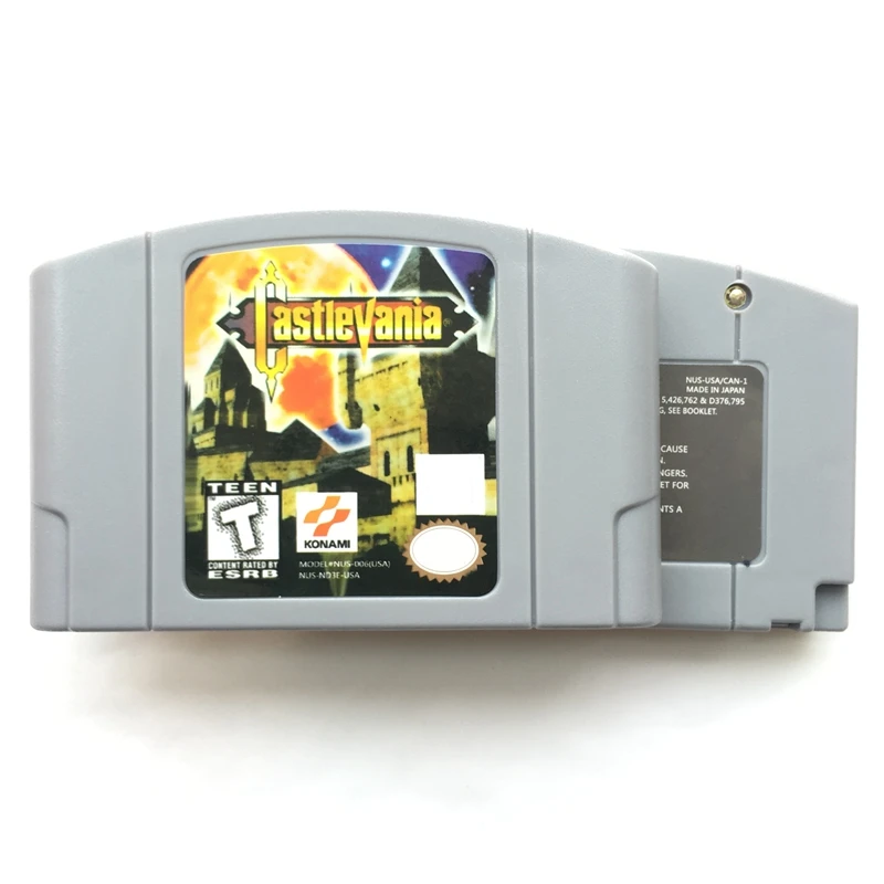 

In Stock USA Version English Language Retro Video Games Cards N64 Games Castlevania