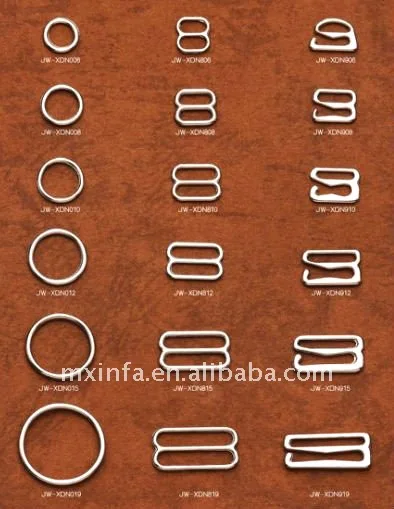 

Zamac Alloy bra ring and slider