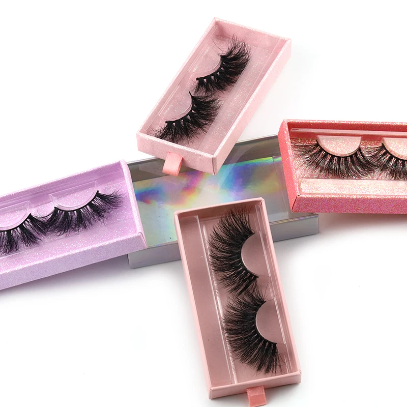 

Professional eyelash manufacturer wholesale 3D 15mm mink eyelash soft and comfortable, Black and colored