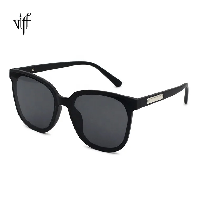 

VIFF HP19649 Hot Selling Plastic Big Frame Unisex Sun glasses Simple Design Custom Logo Sunglasses