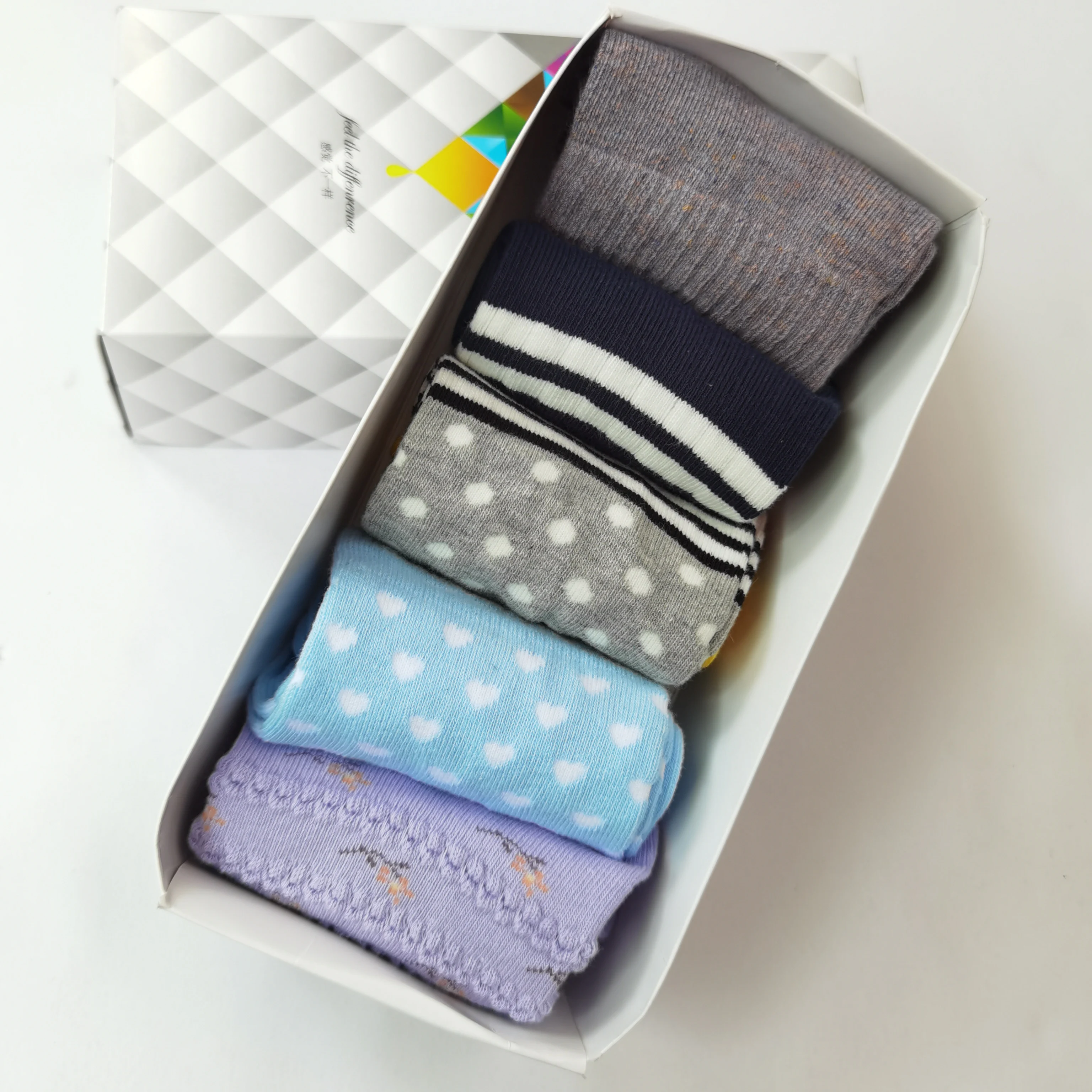 

Socks Factory Clearance Winter Women's Socks, A Box of Five Pairs
