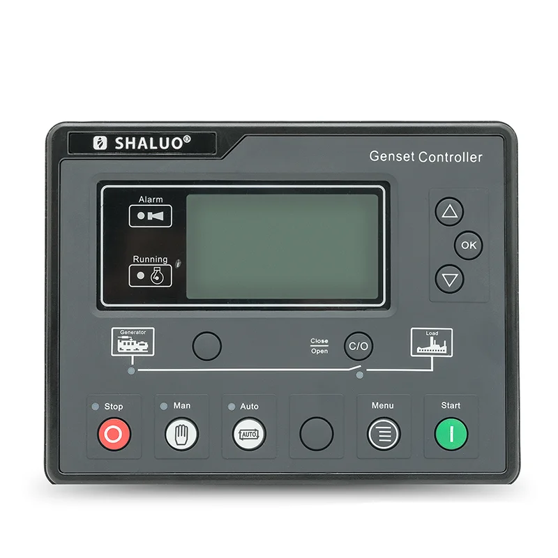

SL6120 AMF Generator Set Controller LCD Automatic start genset Ats control box terminal charge panel alternator part 6120U