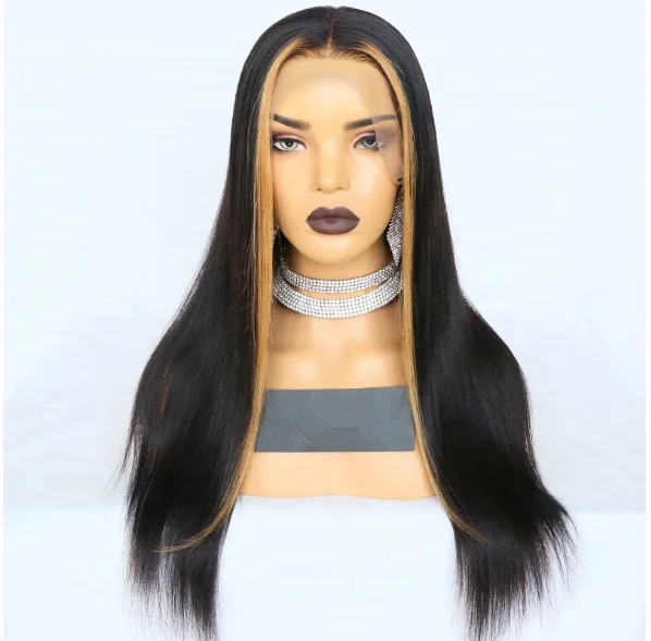 

Premier 13X6 deeper parting lace frontal wig remy human hair brazilian hair wigs for black women