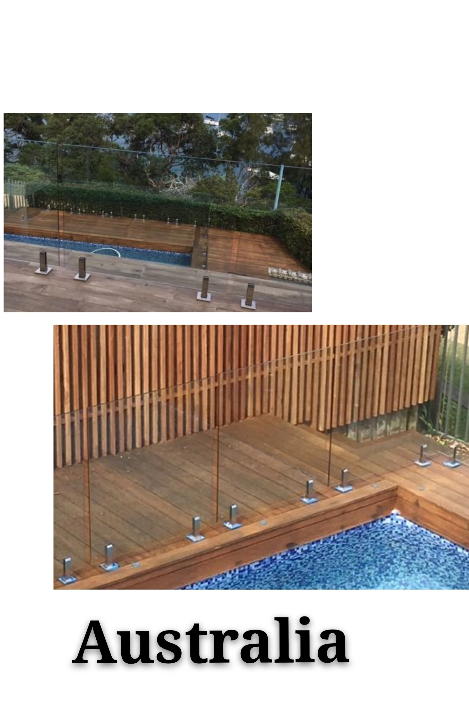 Clear View Glass Railings Terrace railing designs balcony railing/decorative glass pool fencing supplier