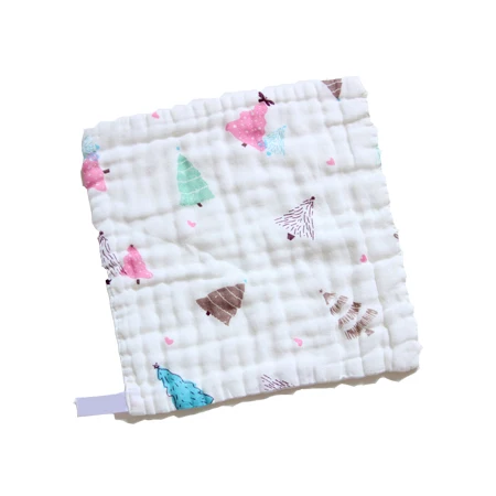 

2020 100% Cotton 6 Layers Extra Absorbent and Soft Muslin Burp Cloths, Customized color