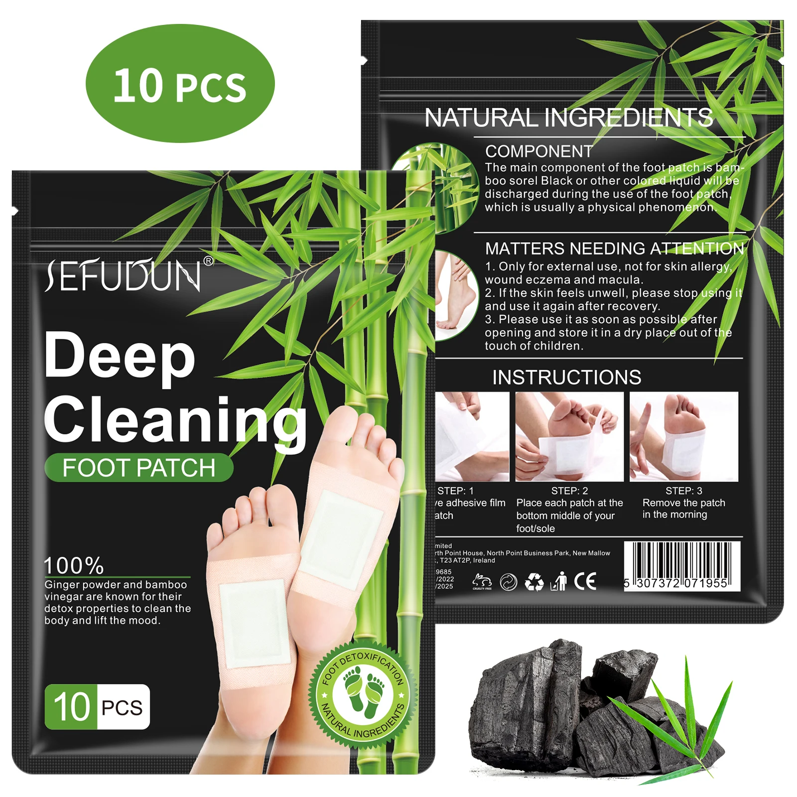 

SEFUDUN free sample natural detox foot care patchesdeep cleansing herbal bamboo wormwood ginger detox foot patch