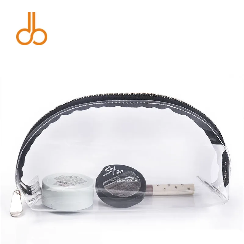 

Clear PVC Cosmetic Bag Waterproof Transparent Zipper Large Makeup Bag DOM112-692
