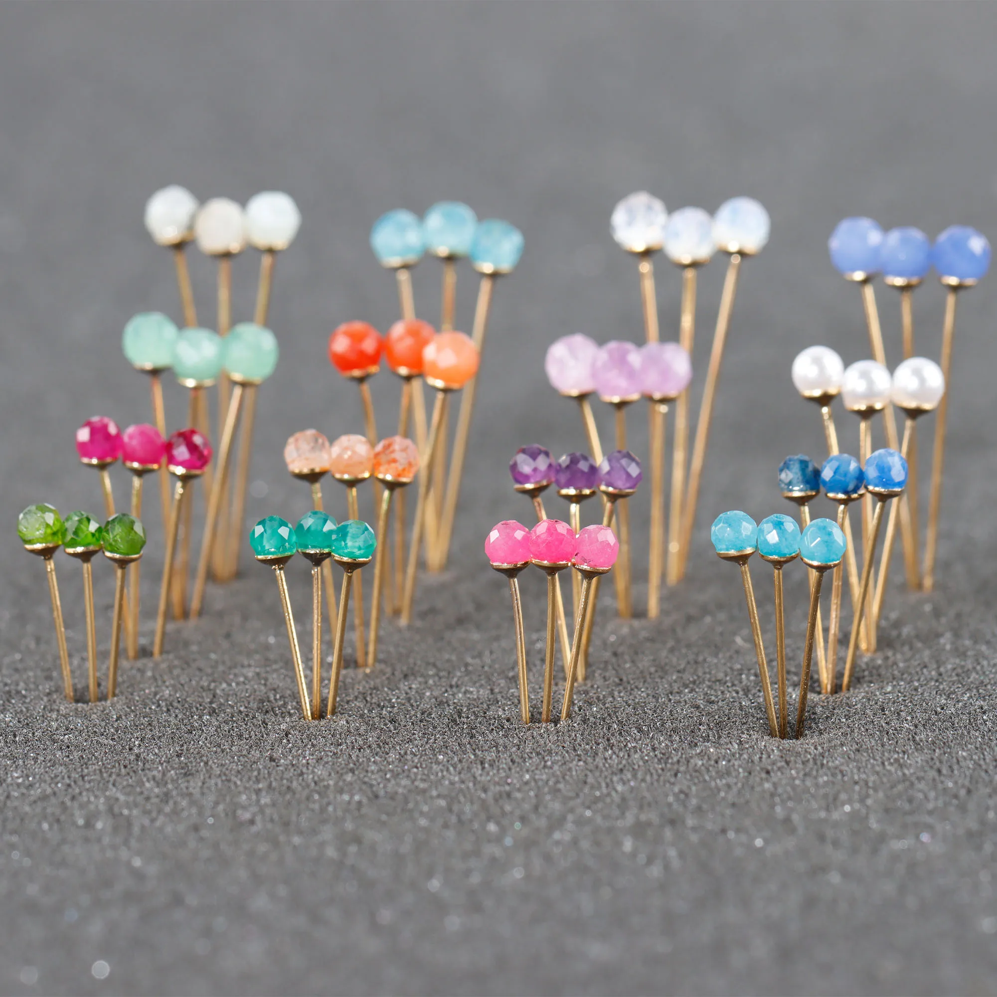 

Fashion Natural Stone Metal Pins Connector Diy Earrings Necklace Jewelry Making Accessories M1047 10pcs/lot, Picture shown