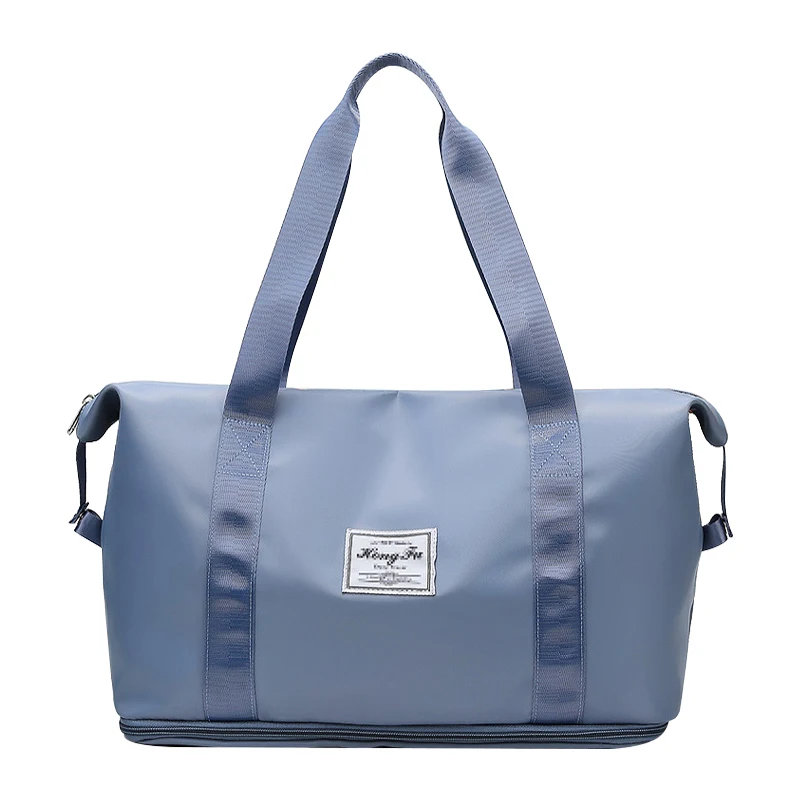 

Wholesales Women Vacation Gym Folding Lightweight Waterproof Bags Luggage Travel Foldable Duffel Bag Weekend Sports Bag, 4 colors