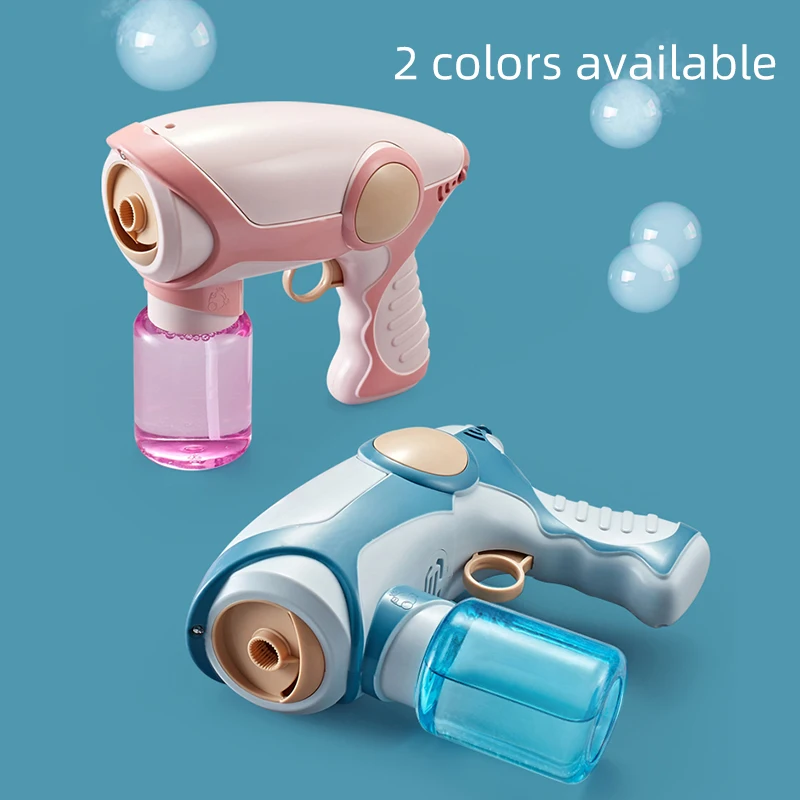 2021 New Rechargeable Smoke Bubble Gun Plastic Toy Smoke Bubble Gun ...