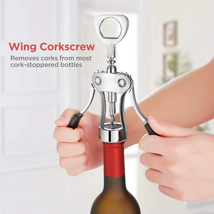 Stainless Steel Wing Corkscrew Wine Opener Beer Bottle Opener Buy