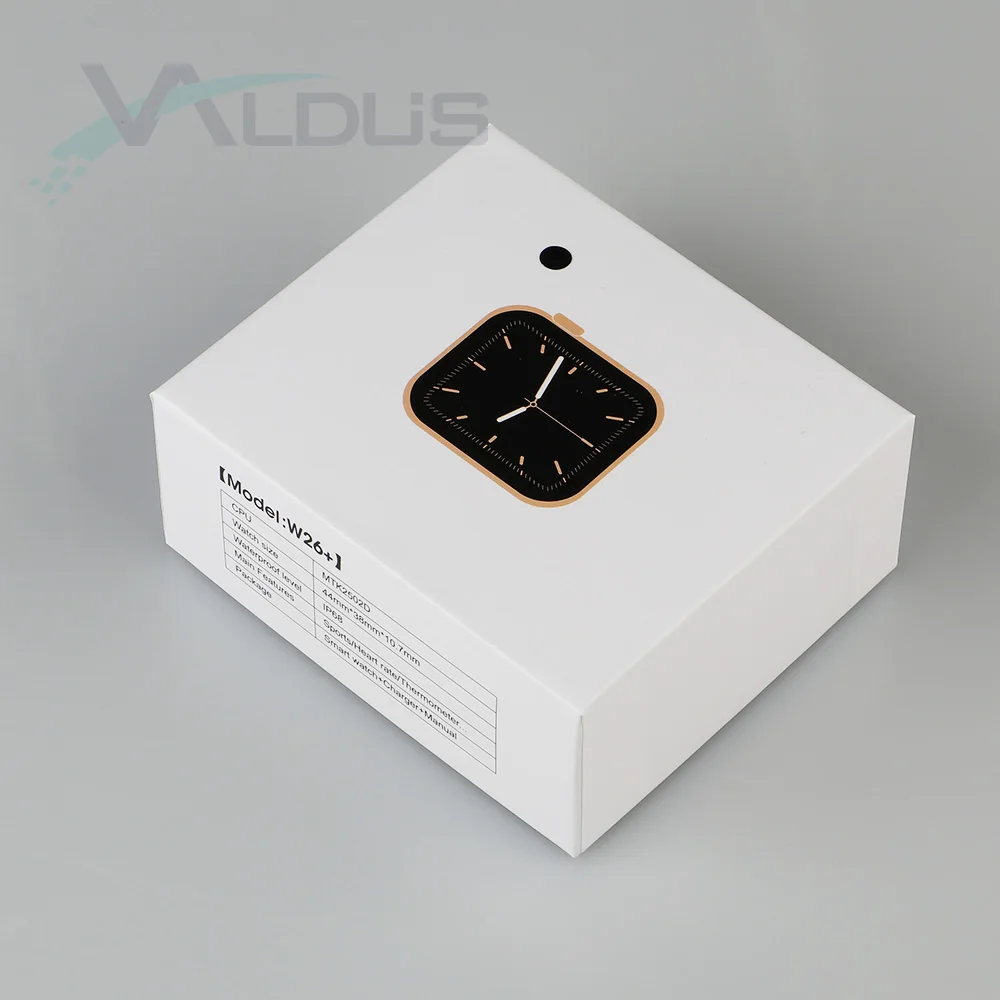 

W26 reloj inteligente smartwatch 44mm full screen ip68 mactive iwo series 6 smart watch price