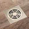 HIDEEP bathroom accessories antique brass shower floor deodorant drainage and mesh pattern floor drain