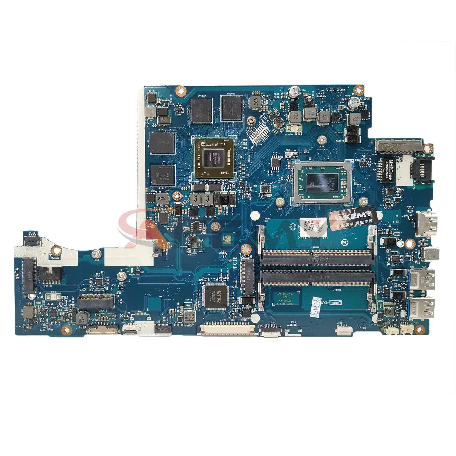 

FH50P LA-H901P for Acer AN515-43G laptop motherboard NBQ5X11002 NB.Q5X11.002 CPU R5 3550H/R5 3500 GPU RX560X 4G 100% test OK