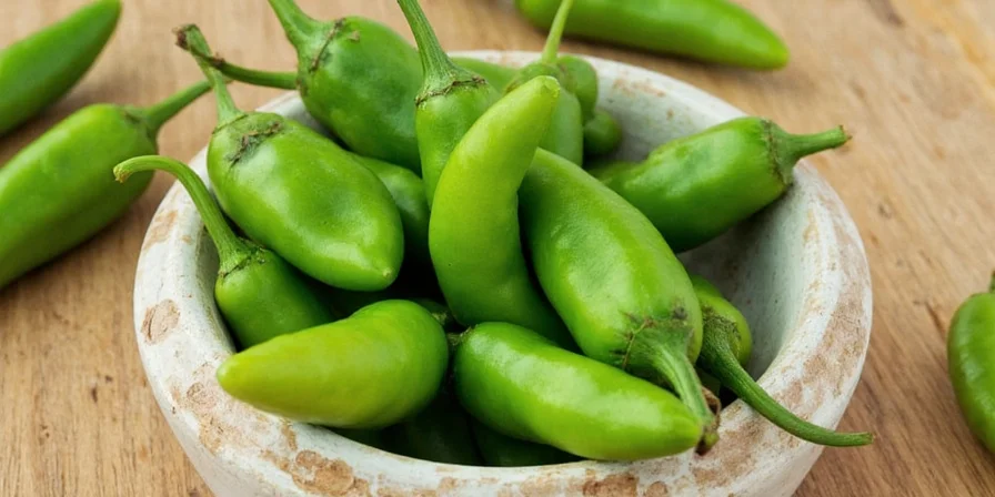 Hatch green chilis at a local farmers market