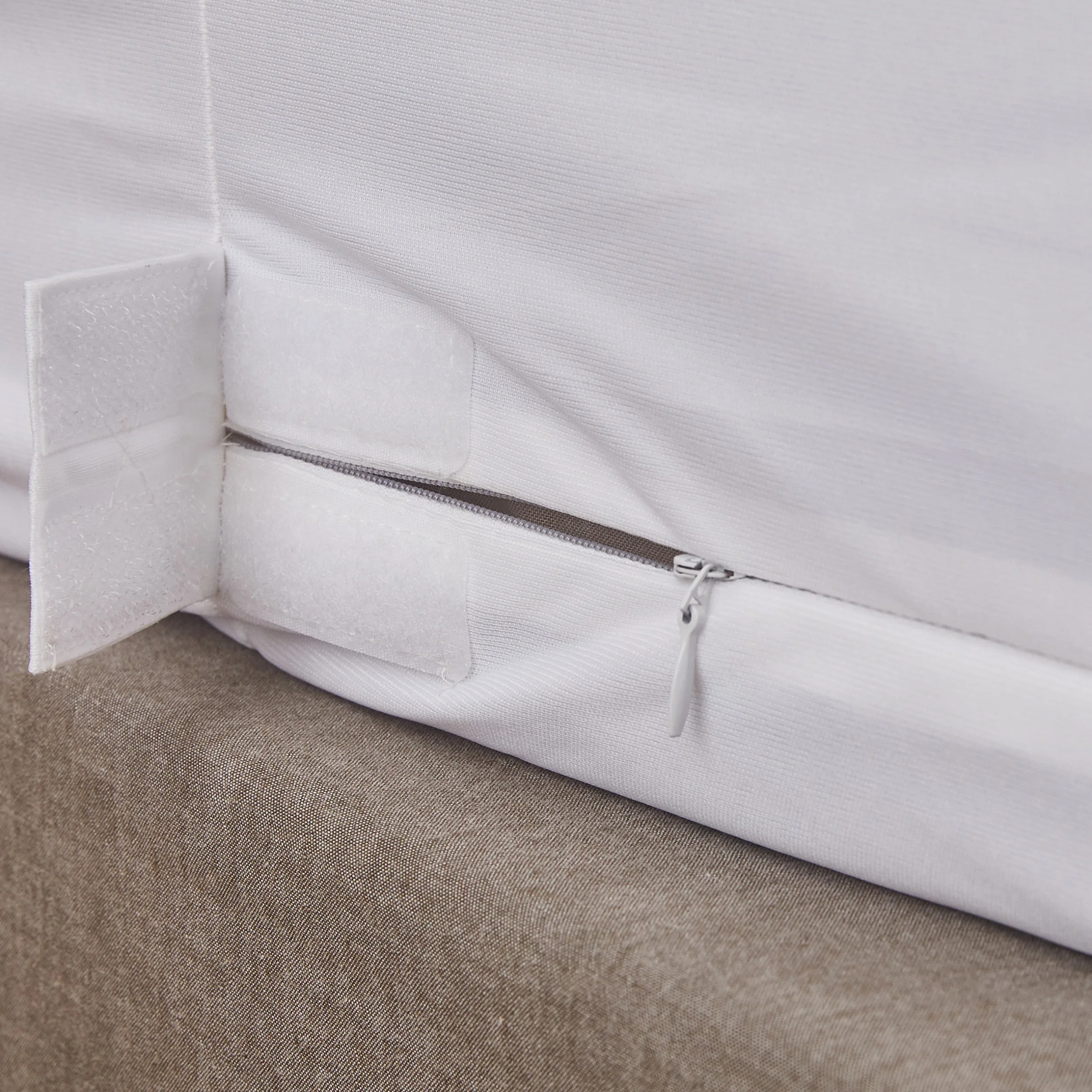 Zipper Type More Softer Absorbent Washable Bed Bug 100% Polyester Waterproof Mattress Encasement details