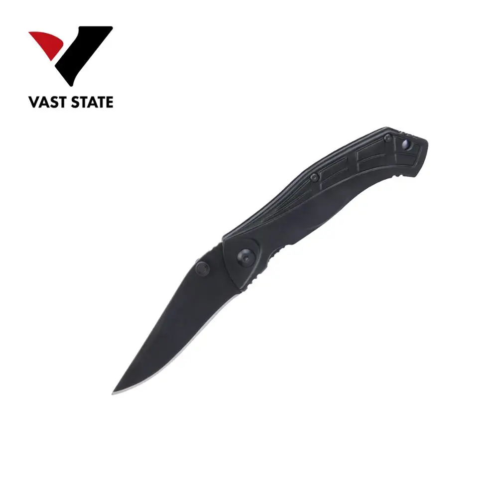 
Mini Assisted Opening Black Blade EDC Pocket Folding Knife with colorful Aluminum Handle 
