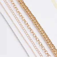 

Gold Or Silver Necklace Chain Flat Oval Link Chains For Jewelry Making Diy Accessories