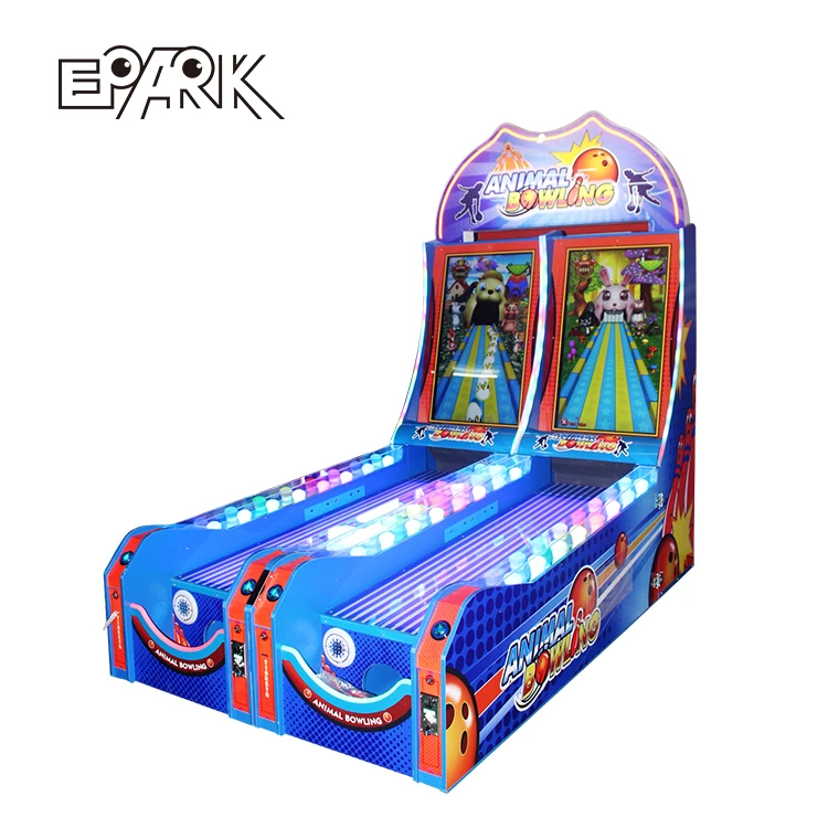 

High profits lottery kids games children bowling rolling ball video games out prize machine