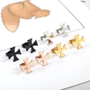 Best Selling 316l Stainless Steel Halloween Cross Earrings Studs