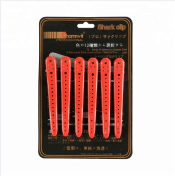 

Wholesale 6PCS Non-slip Stainless Steel Professional Salon Use Parting Hair Clips
