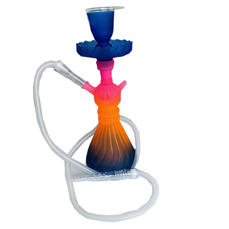 

Popular factory wholesale sales coloured glass shisha hookah with led light colored glass shisha hookah bottle, As is shown in