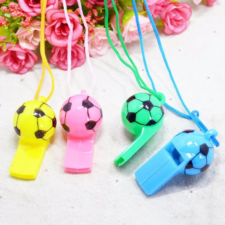 

Plastic Whistles Training Sports Loud Toys Whistles for Christmas Birthday Party, Multi-colors