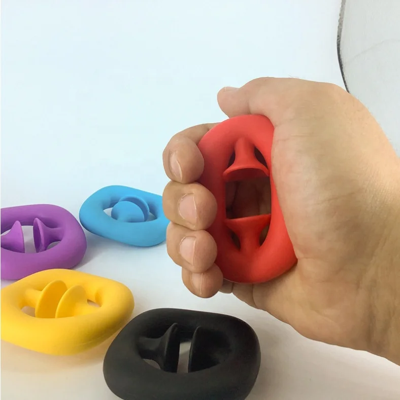 

O-Shape children Fidget Toy Grip Ring Sensory toy adult Finger trainer Grip strength training equipment