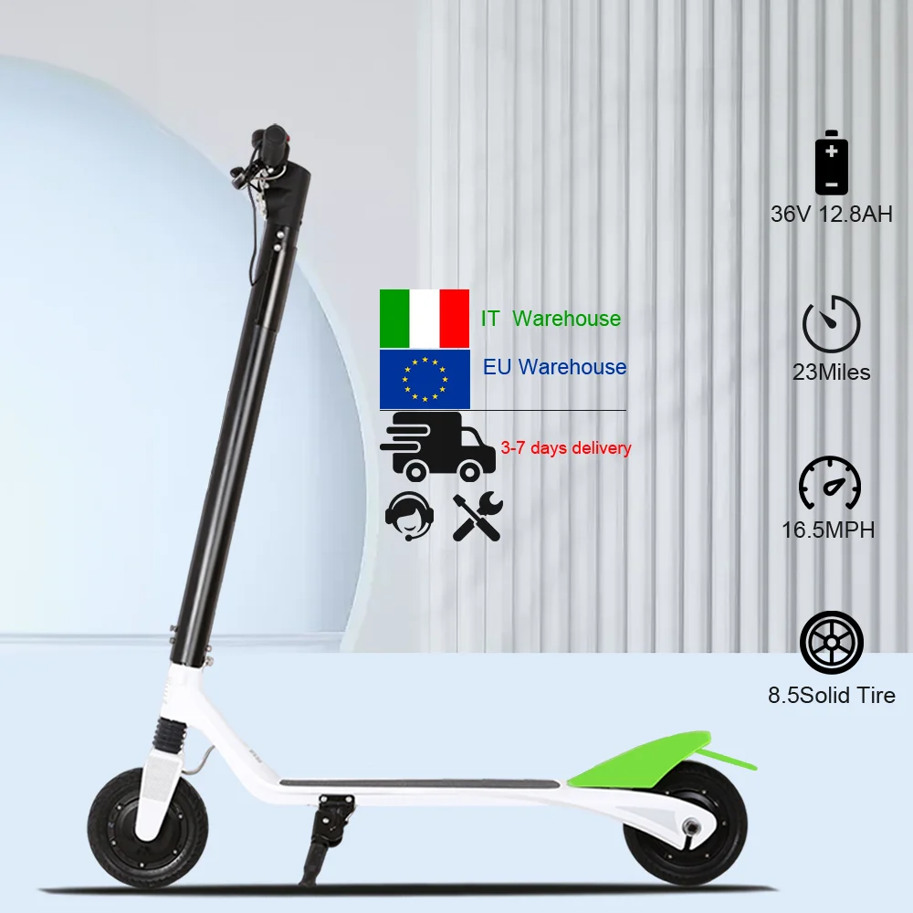 

UK/EU Free Shipping Electric Scooter With LED Light IPX6Waterproof Electric Scooter Kick 36V250W Powerful Motor Electric Scooter