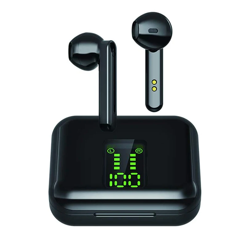 

X15 tws 2021 Amazon hot selling in-ear earbuds power led display twin true wireless pair earphone