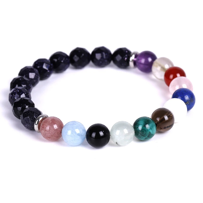 

Trade Insurance Natural Stone Beads Factory Wholesale Price Stone Bracelet Zodiac