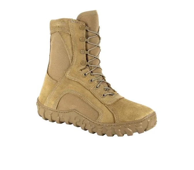 

Military waterproof combat safety boots for army, Khaki